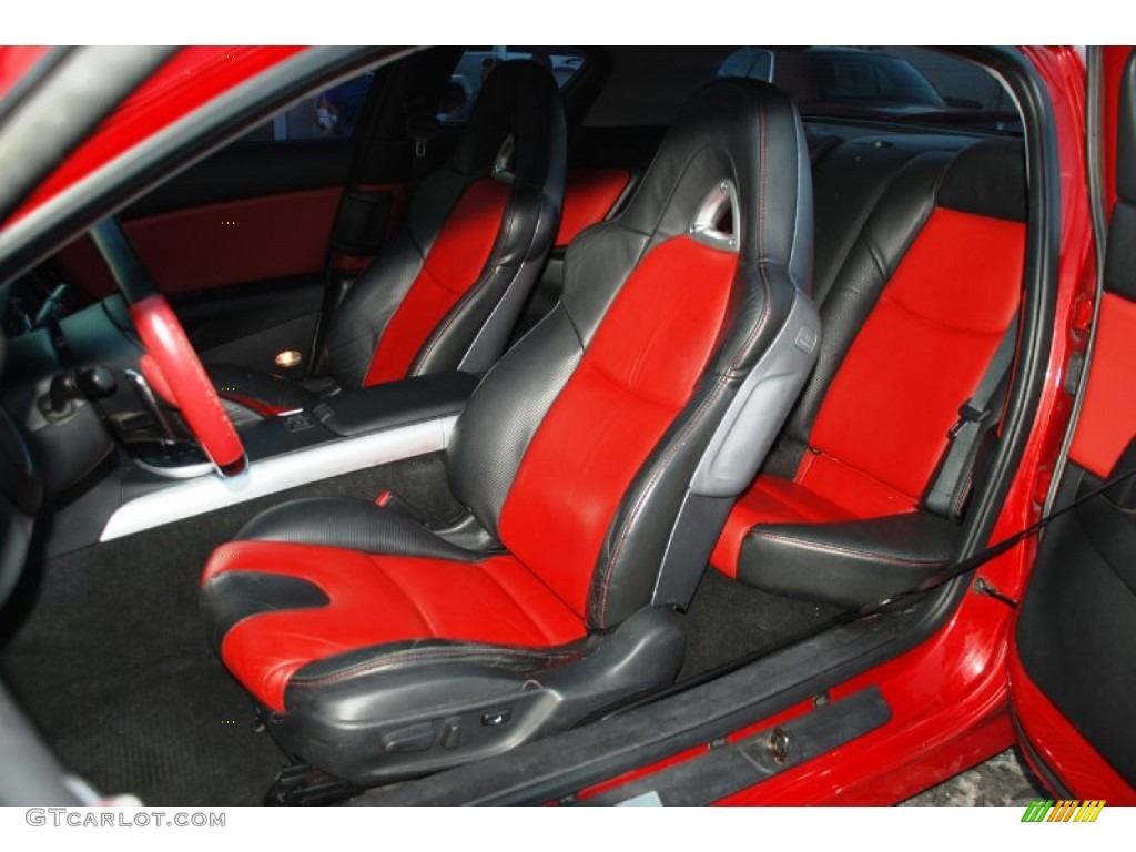 Black/Red Interior 2004 Mazda RX-8 Sport Photo #57461461