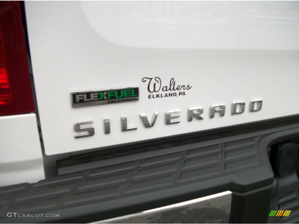 2011 Silverado 1500 LT Extended Cab 4x4 - Summit White / Ebony photo #6