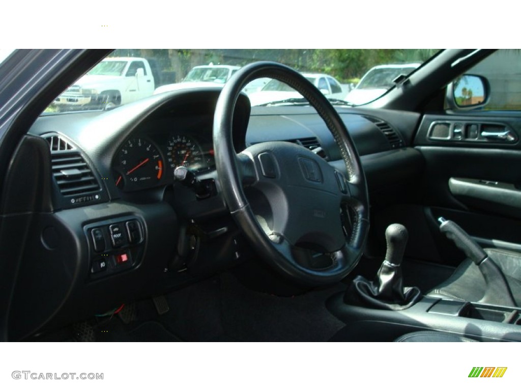 2000 Prelude Type SH - Crystal Blue Metallic / Black photo #11