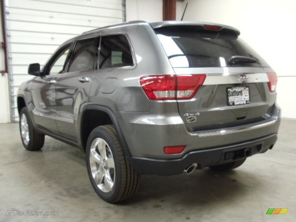 2012 Grand Cherokee Overland Summit 4x4 - Mineral Gray Metallic / New Saddle/Black photo #3