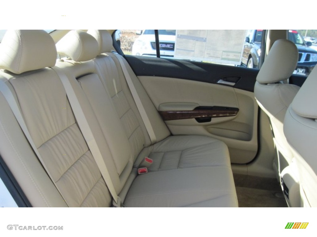 2012 Accord EX-L Sedan - Taffeta White / Ivory photo #17