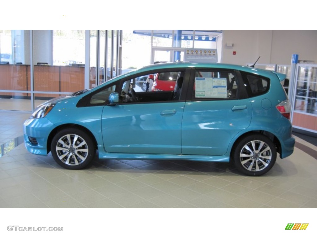 Blue Raspberry Metallic 2012 Honda Fit Sport Exterior Photo #57463657