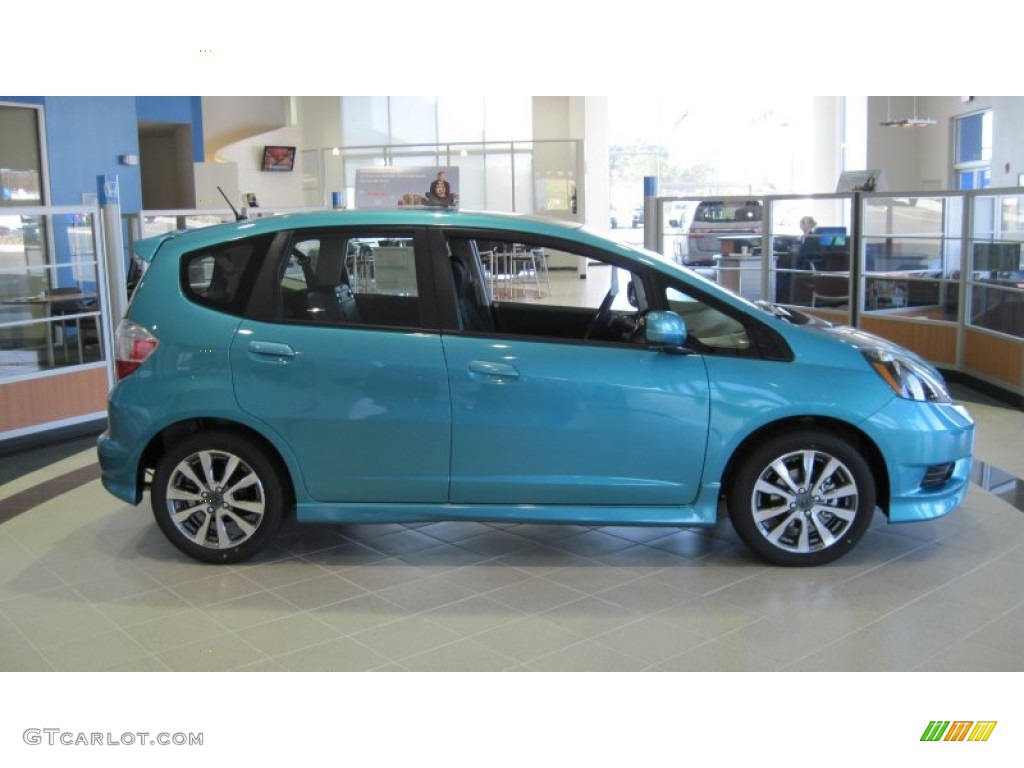 Blue Raspberry Metallic 2012 Honda Fit Sport Exterior Photo #57463687