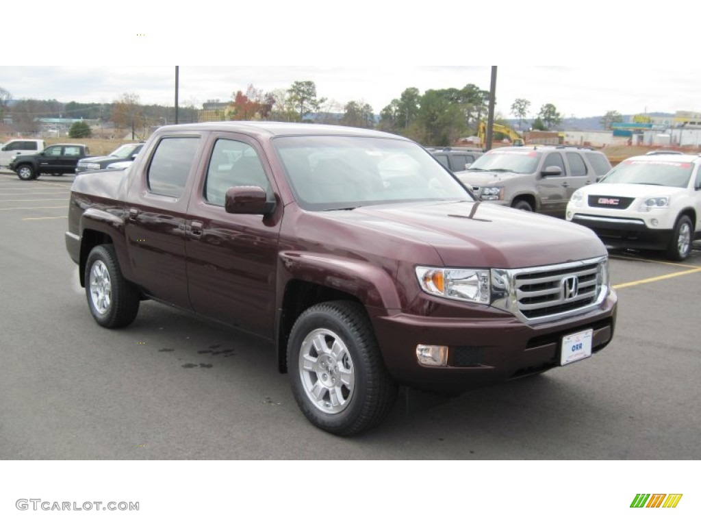 Dark Cherry Pearl II 2012 Honda Ridgeline RTS Exterior Photo #57463915