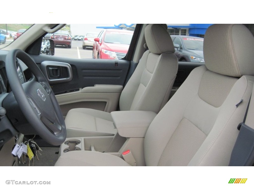 Beige Interior 2012 Honda Ridgeline RTS Photo #57463960