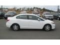 Taffeta White 2012 Honda Civic Hybrid Sedan Exterior