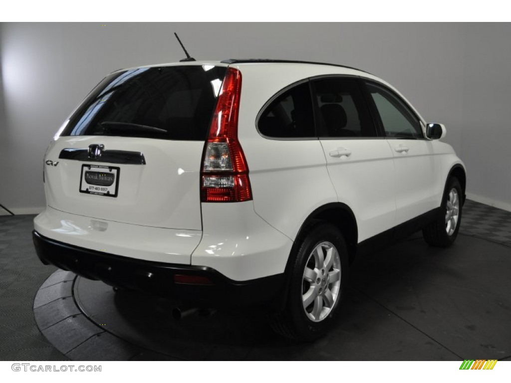 2008 CR-V EX-L 4WD - Taffeta White / Gray photo #5