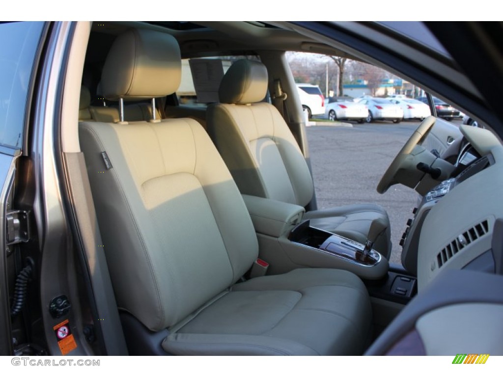 2009 Murano LE AWD - Tinted Bronze Metallic / Beige photo #31