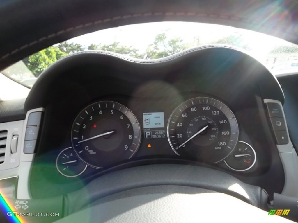 2011 Infiniti M 37 S Sedan Gauges Photo #57467575