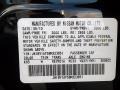 KH3: Black Obsidian 2011 Infiniti M 37 S Sedan Color Code