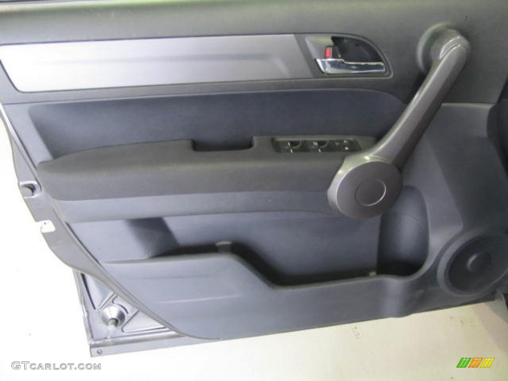 2009 CR-V LX 4WD - Crystal Black Pearl / Gray photo #7