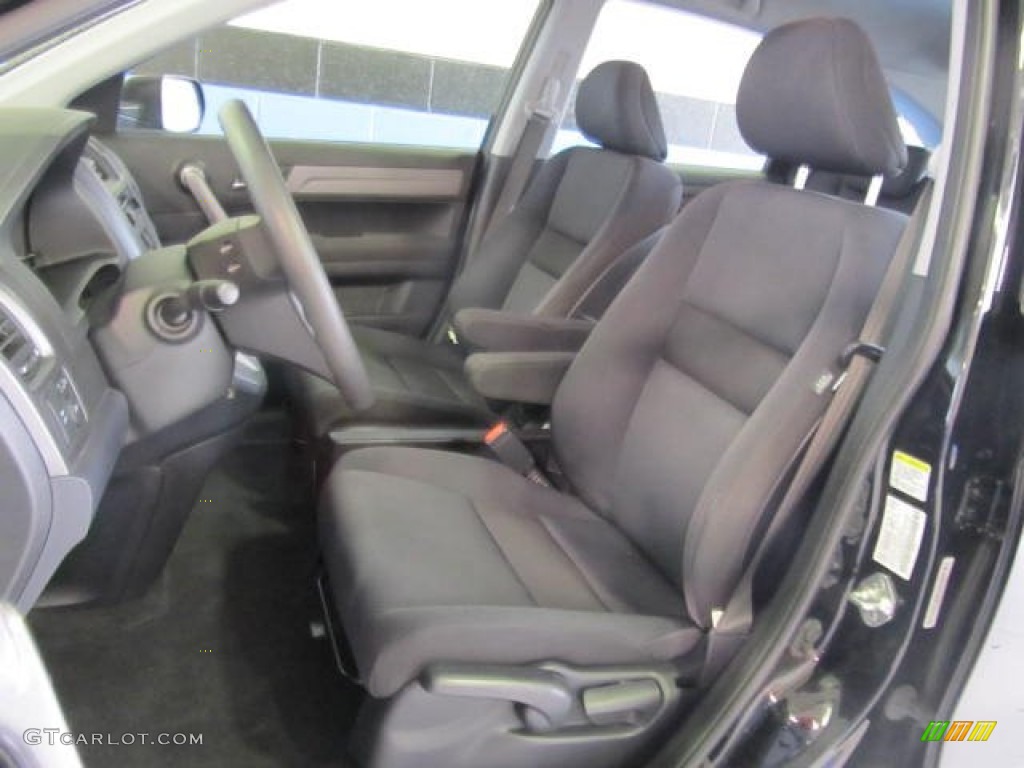 2009 CR-V LX 4WD - Crystal Black Pearl / Gray photo #8