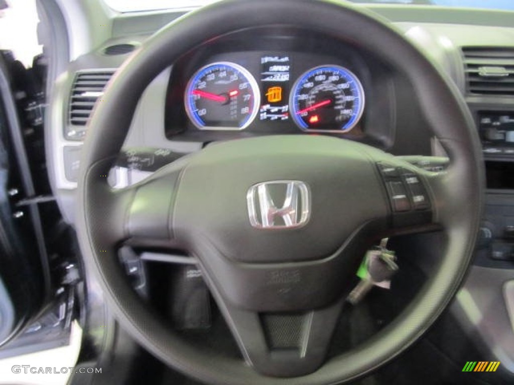 2009 CR-V LX 4WD - Crystal Black Pearl / Gray photo #10