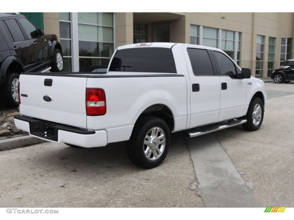 2007 F150 XLT SuperCrew - Oxford White / Tan photo #3