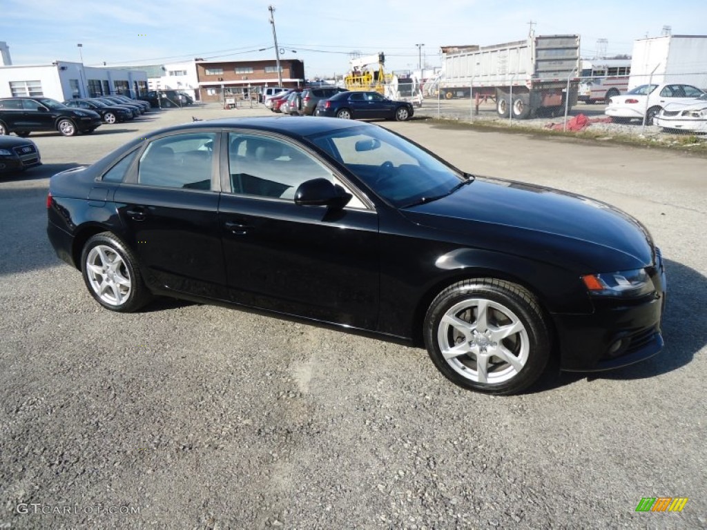 2009 A4 2.0T Premium quattro Sedan - Brilliant Black / Black photo #6