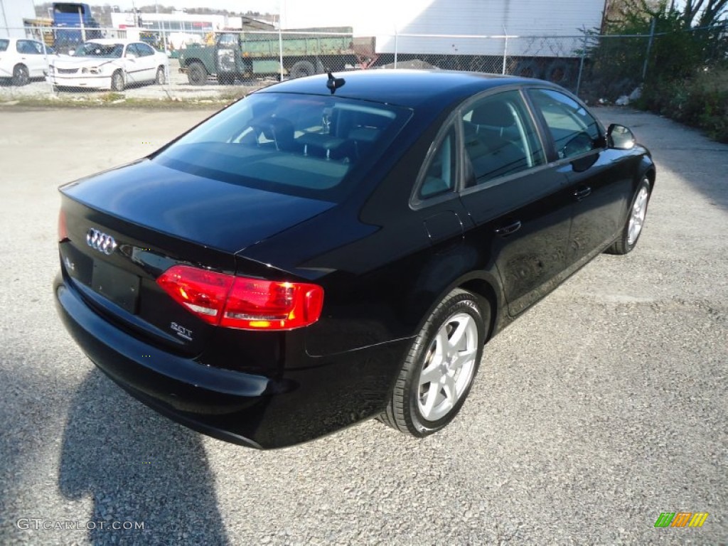 2009 A4 2.0T Premium quattro Sedan - Brilliant Black / Black photo #8