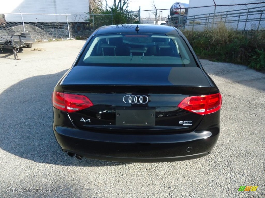 2009 A4 2.0T Premium quattro Sedan - Brilliant Black / Black photo #9
