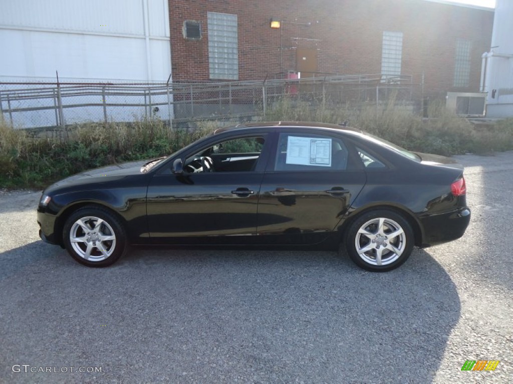2009 A4 2.0T Premium quattro Sedan - Brilliant Black / Black photo #11