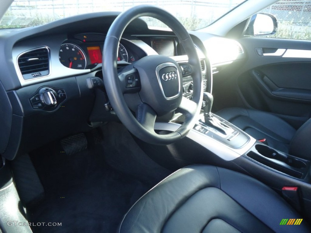 2009 A4 2.0T Premium quattro Sedan - Brilliant Black / Black photo #12
