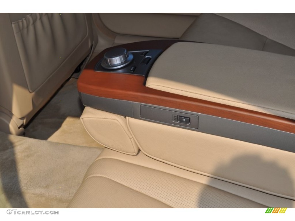 2006 7 Series 750Li Sedan - Monaco Blue Metallic / Dark Beige/Beige III photo #35