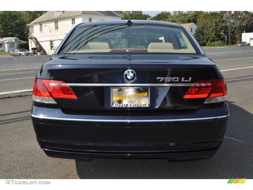 2006 7 Series 750Li Sedan - Monaco Blue Metallic / Dark Beige/Beige III photo #37