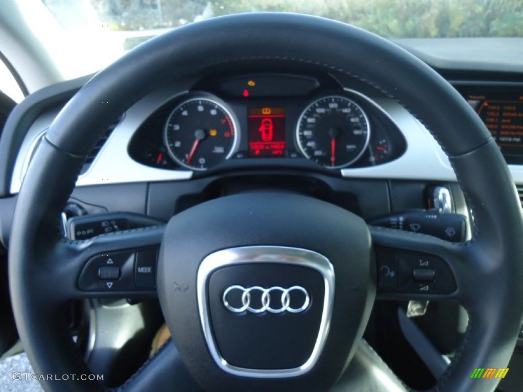 2009 A4 2.0T Premium quattro Sedan - Brilliant Black / Black photo #47