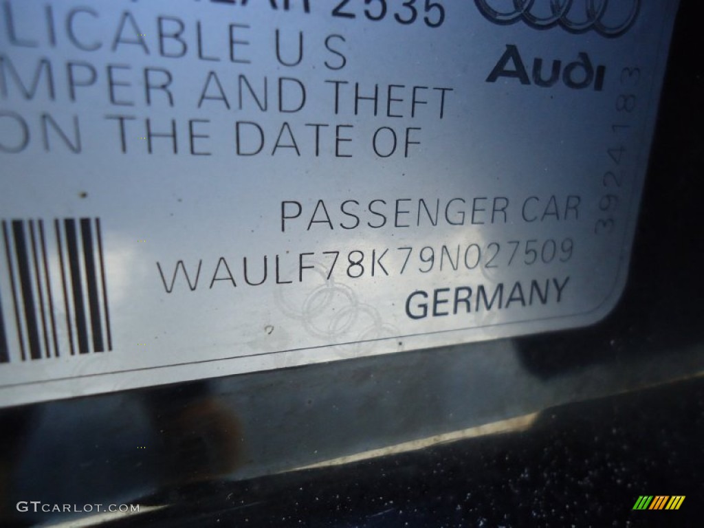 2009 A4 2.0T Premium quattro Sedan - Brilliant Black / Black photo #50