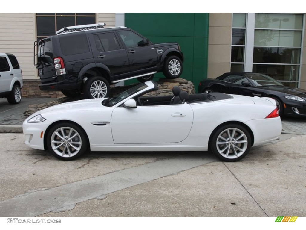 Polaris White 2012 Jaguar XK XKR Convertible Exterior Photo #57470866