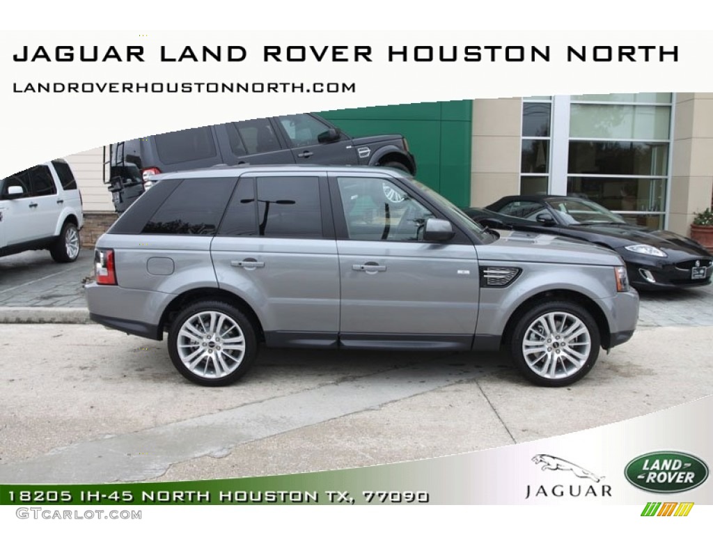 2012 Range Rover Sport HSE LUX - Orkney Grey Metallic / Ebony photo #1