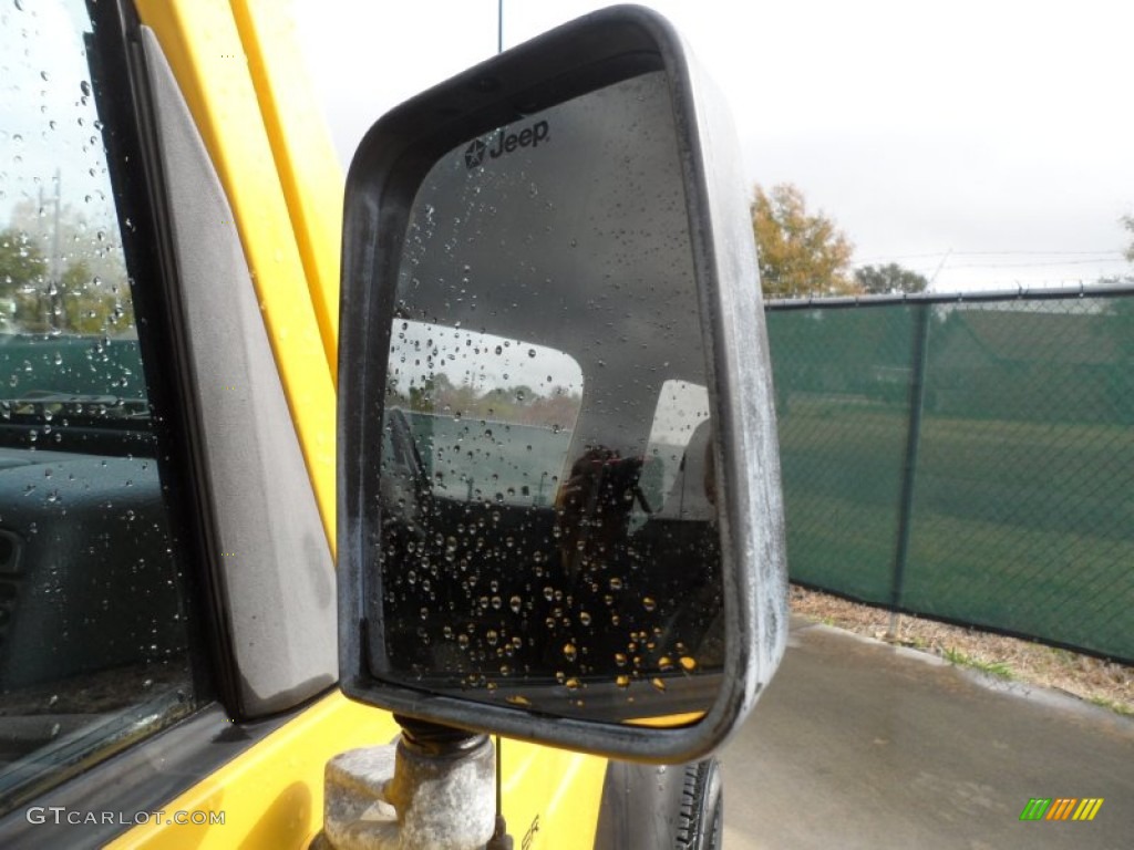 2000 Wrangler Sport 4x4 - Solar Yellow / Agate photo #19