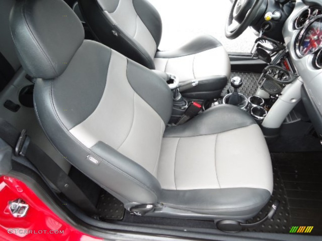 2008 Cooper S Convertible - Chili Red / Space Gray/Panther Black photo #14