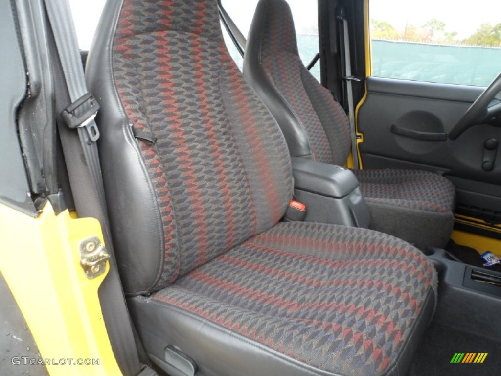 2000 Wrangler Sport 4x4 - Solar Yellow / Agate photo #25
