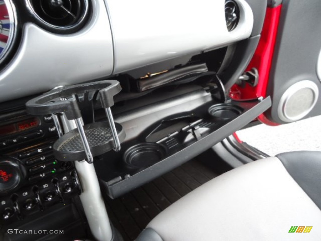 2008 Cooper S Convertible - Chili Red / Space Gray/Panther Black photo #29