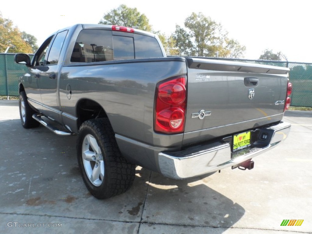 2008 Ram 1500 Lone Star Edition Quad Cab 4x4 - Mineral Gray Metallic / Medium Slate Gray photo #5