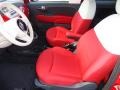Tessuto Rosso/Avorio (Red/Ivory) Interior Photo for 2012 Fiat 500 #57474193
