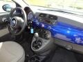 2012 Azzurro (Blue) Fiat 500 Lounge  photo #12