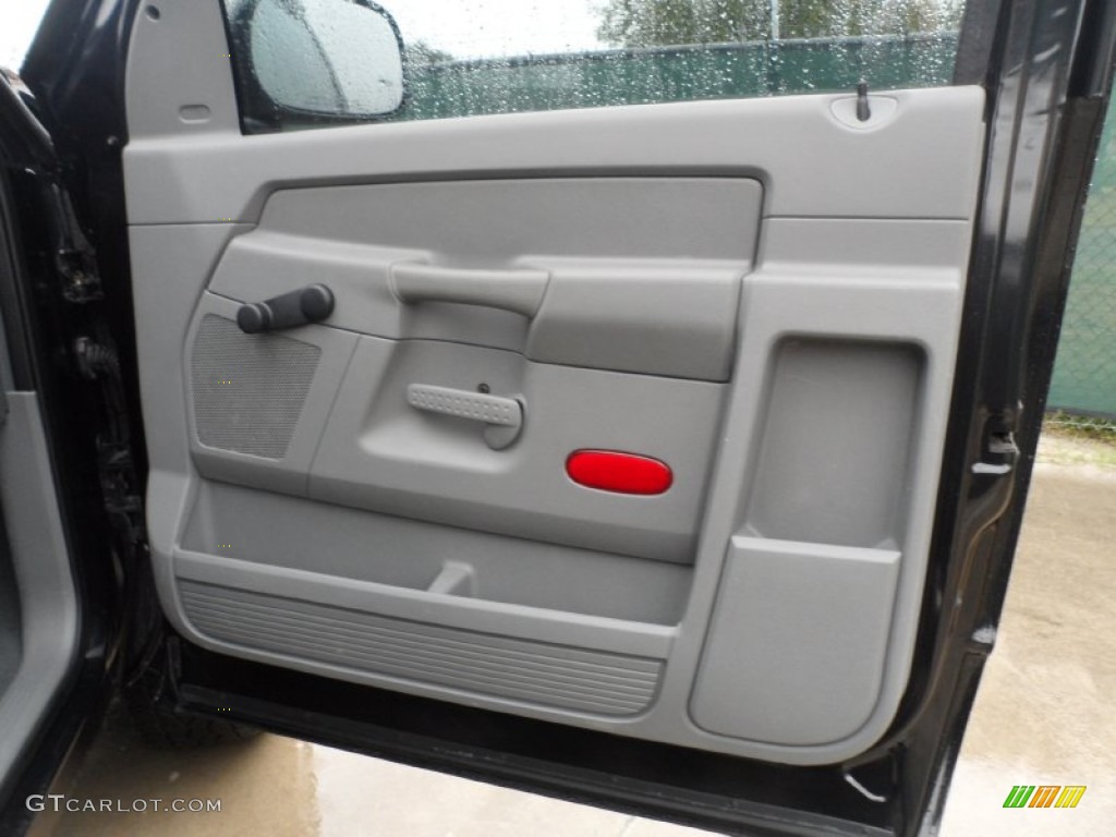2007 Dodge Ram 1500 ST Regular Cab 4x4 Medium Slate Gray Door Panel Photo #57475072