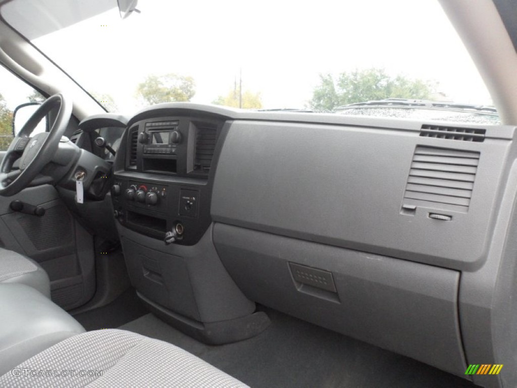 2007 Dodge Ram 1500 ST Regular Cab 4x4 Medium Slate Gray Dashboard Photo #57475081