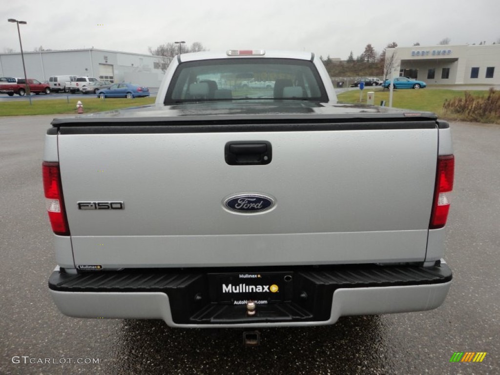 2005 F150 STX SuperCab - Silver Metallic / Medium Flint Grey photo #2