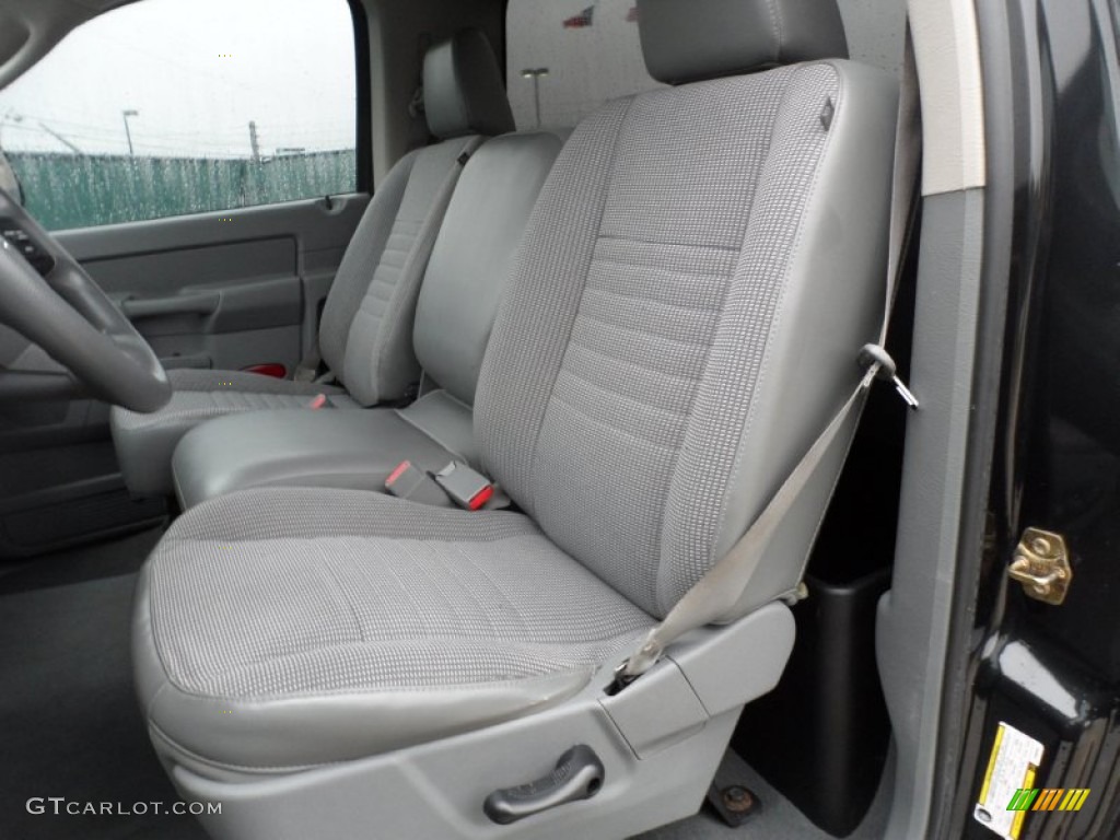Medium Slate Gray Interior 2007 Dodge Ram 1500 ST Regular Cab 4x4 Photo #57475123