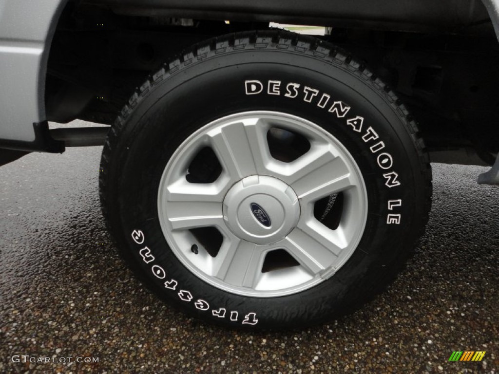 2005 F150 STX SuperCab - Silver Metallic / Medium Flint Grey photo #4