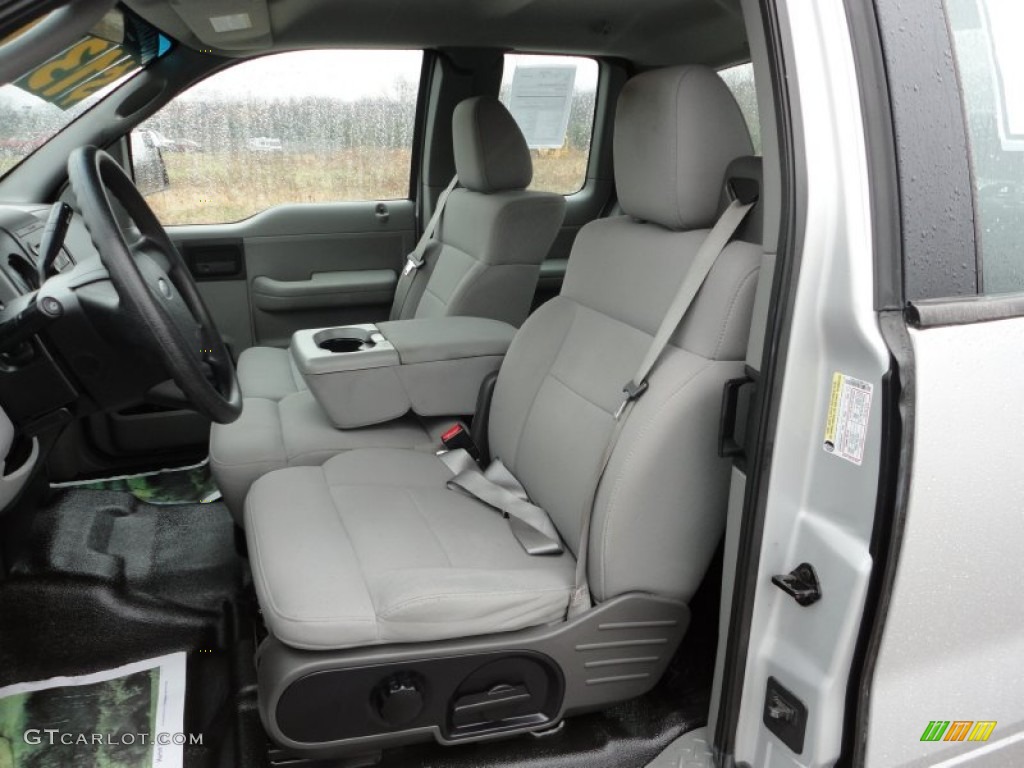 2005 F150 STX SuperCab - Silver Metallic / Medium Flint Grey photo #6