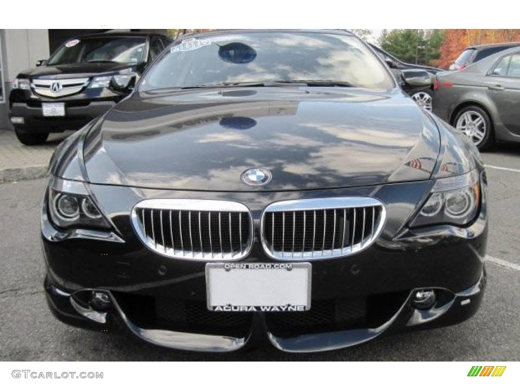 2005 6 Series 645i Coupe - Jet Black / Black photo #9