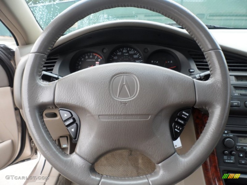 2001 Acura TL 3.2 Parchment Steering Wheel Photo #57475969