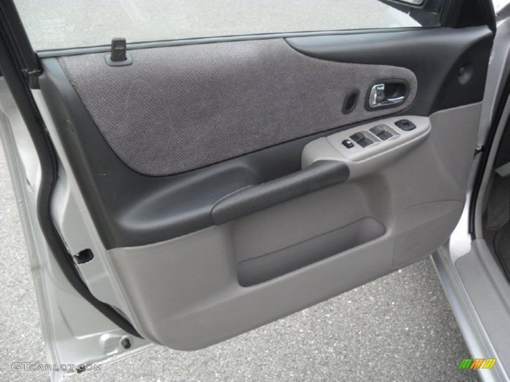2002 Mazda Protege LX Gray Door Panel Photo #57477611