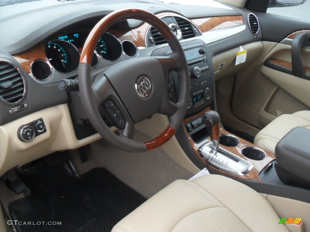 Cashmere Interior 2012 Buick Enclave FWD Photo #57478237