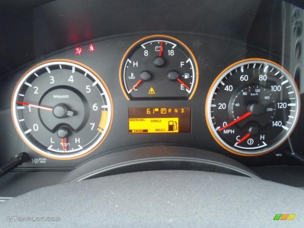 2012 Nissan Titan SV Crew Cab Gauges Photo #57479374