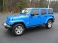 Cosmos Blue 2012 Jeep Wrangler Unlimited Sahara 4x4 Exterior