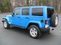 2012 Cosmos Blue Jeep Wrangler Unlimited Sahara 4x4  photo #2