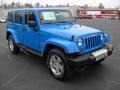 2012 Cosmos Blue Jeep Wrangler Unlimited Sahara 4x4  photo #5